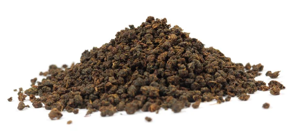 Granuli di tè nero — Foto Stock