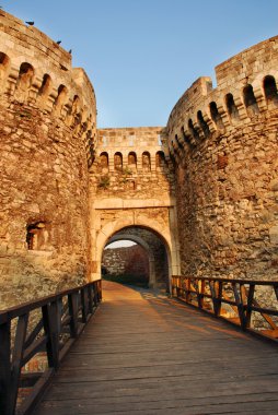 Belgrade fortress gate clipart