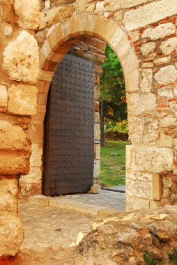 Belgrade fortress architecture details clipart