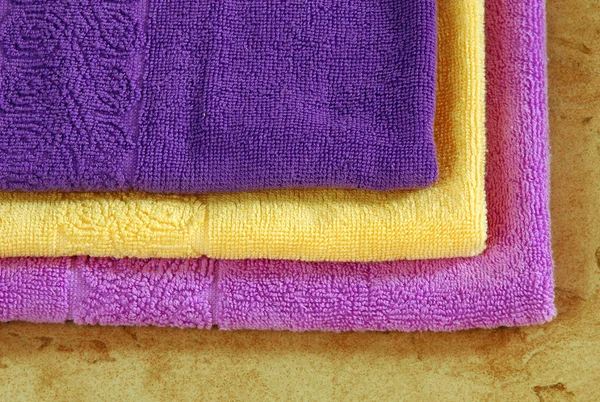 多彩毛巾 — 图库照片