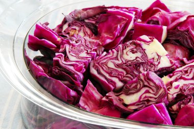 Red cabbage clipart