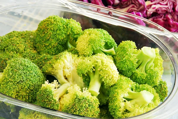 Barevné zeleniny v parníku — Stock fotografie
