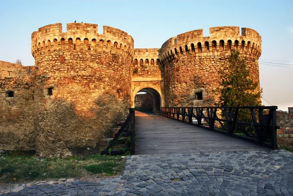 Belgrade fortress gate — Stock Photo, Image