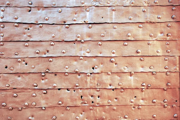 Rusty ancient metallic gate surface — Stock Photo, Image
