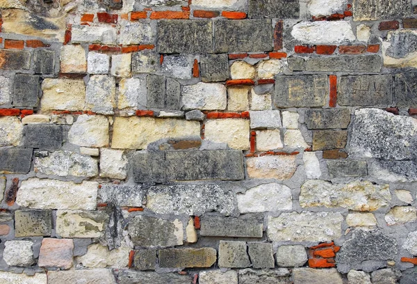 Stará kamenná zeď textura — Stock fotografie