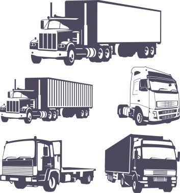 Trucks VECTOR clipart