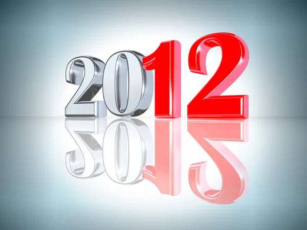 Nový rok 2012 pozadí — Stock fotografie