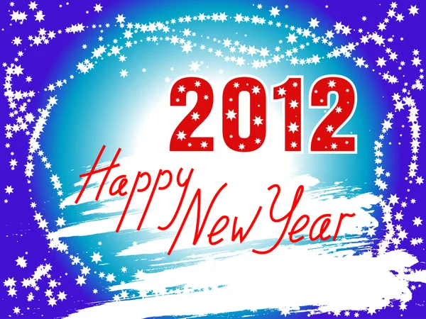 Gott nytt år 2012 bakgrund — Stock vektor