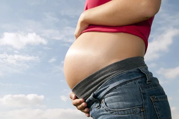 stock image Baby belly