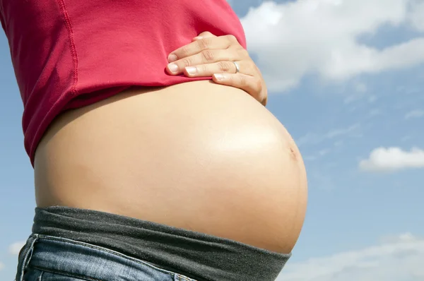 Baby belly — Stock Photo, Image