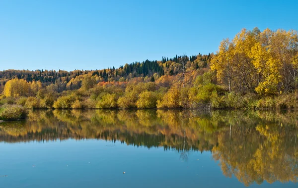 stock image Autumn on the river