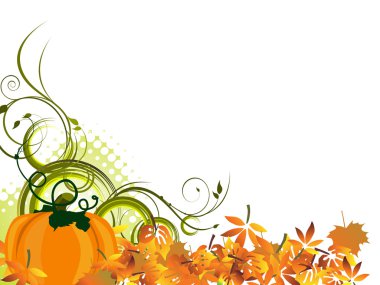 Autumn pumpkin clipart