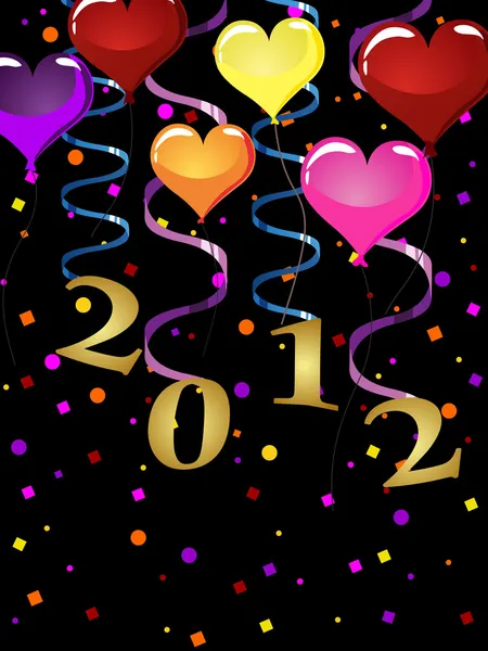 Новый год 2012 — стоковый вектор