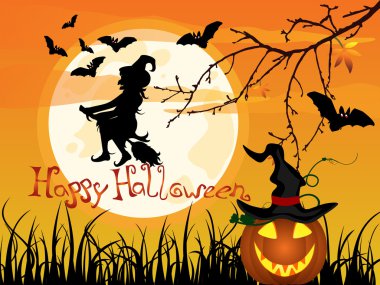 Halloween poster clipart