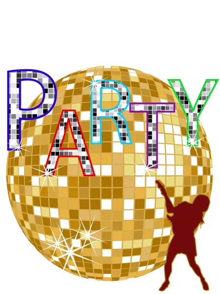 Partij - disco — Stockvector