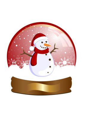 Snow dome clipart