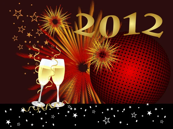 New years eve — Stock Vector