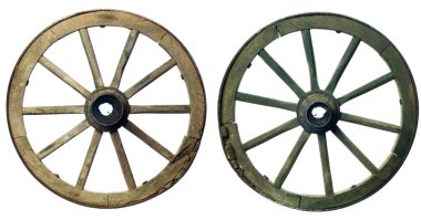 Wooden wheel clipart