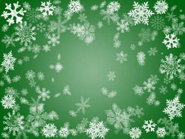 Winter 2 in green clipart