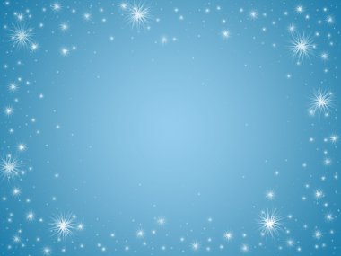 Stars in blue clipart