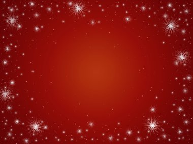 Stars in red clipart