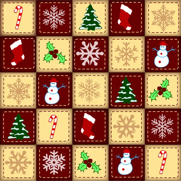 Elementi di Natale su sfondo controllato — Foto Stock