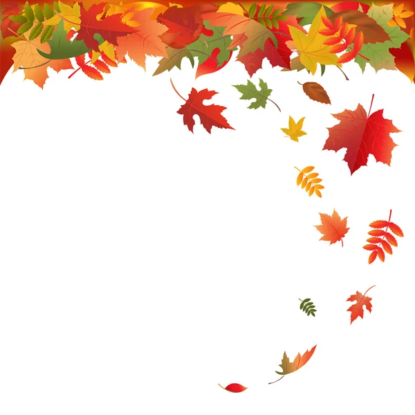 Падаючі листя — стоковий вектор