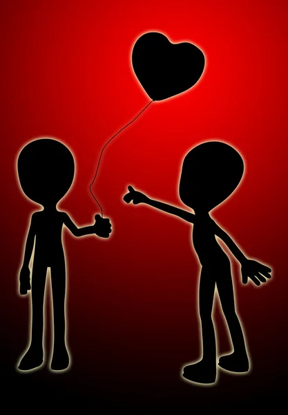 I Love Your Love Balloon — Stock Photo, Image