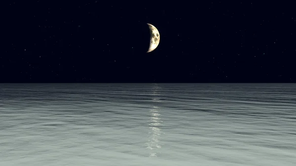 Moon Water — Fotografie, imagine de stoc