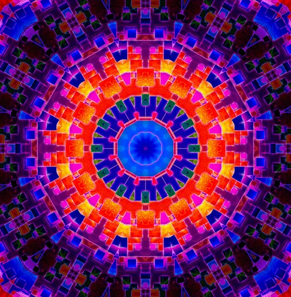stock image Bright Colour Kaleidoscopic Background