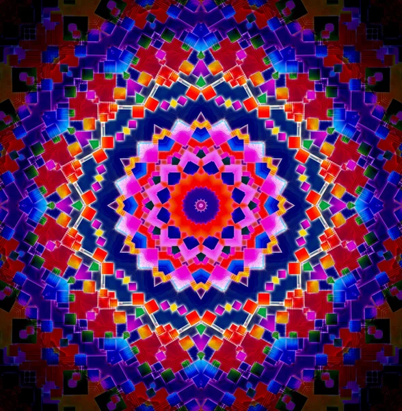 Culoare strălucitoare Kaleidoscopic Background — Fotografie, imagine de stoc