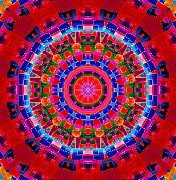 Bright Colour Kaleidoscopic Background — Stock Photo, Image