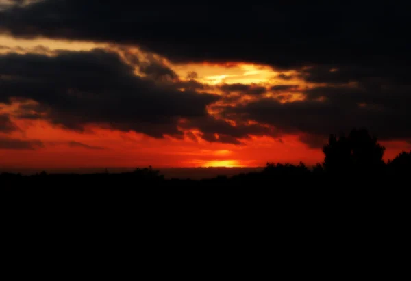 Swindon západ slunce — Stock fotografie