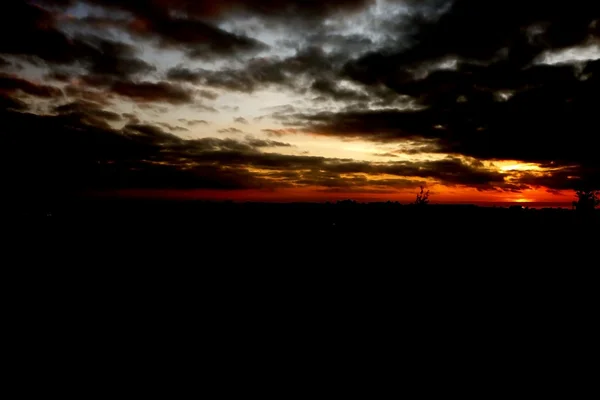 Pôr do sol Swindon — Fotografia de Stock