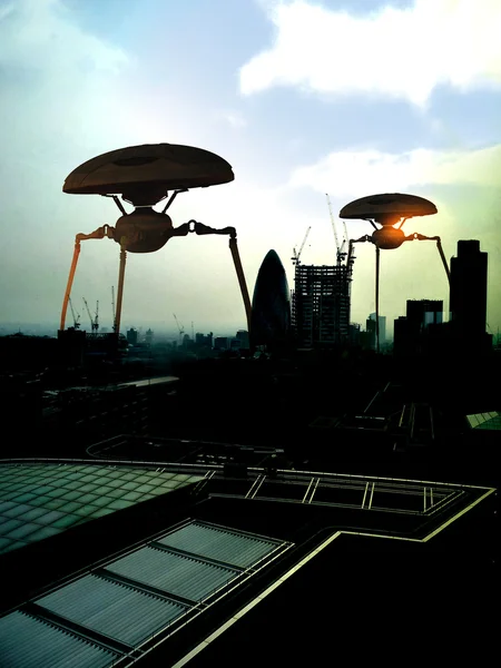 Aliens em Londres — Fotografia de Stock