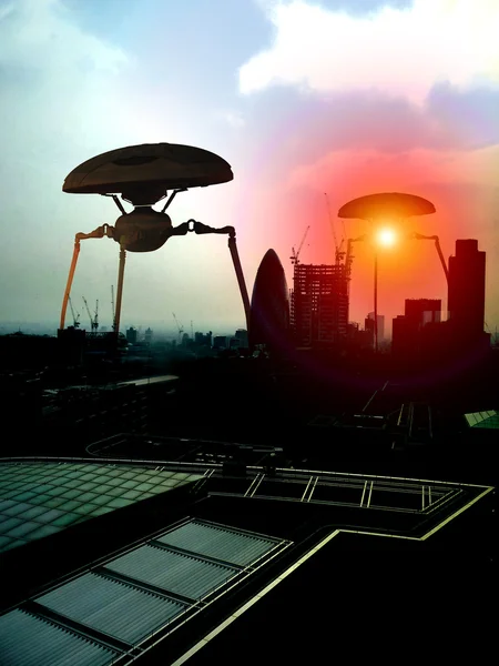 Extraterrestres en Londres —  Fotos de Stock