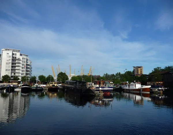 Docklands odzwierciedlenie widok — Zdjęcie stockowe