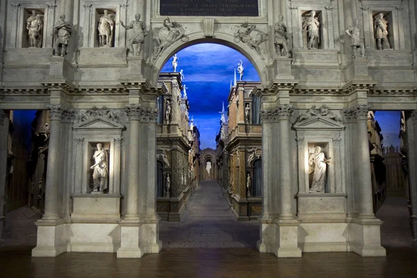 Teatro Olimpico interior em Vicenza — Fotografia de Stock