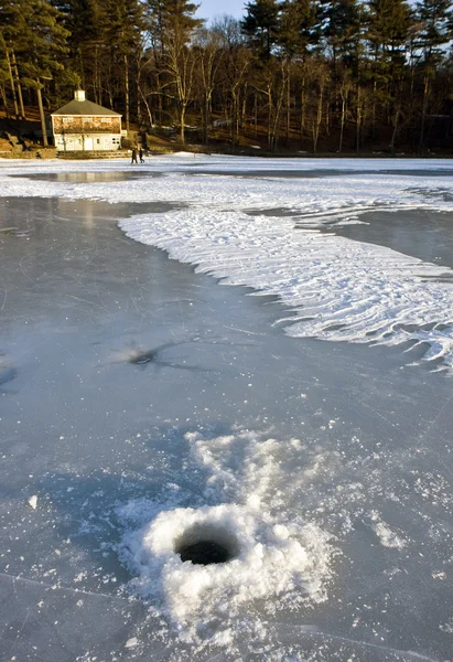 Lake at winter — Stock Photo, Image