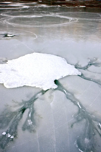 Lago d'inverno — Foto Stock