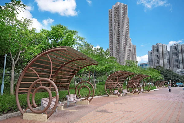 stock image Summer day in public city park