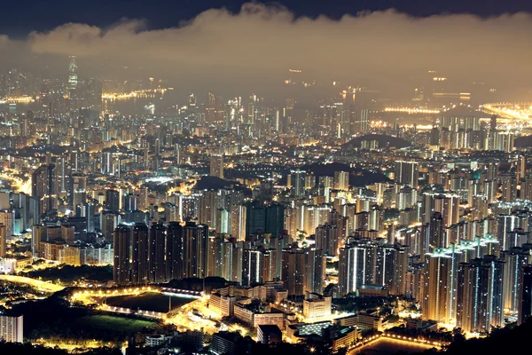 香港城市之夜 — 图库照片