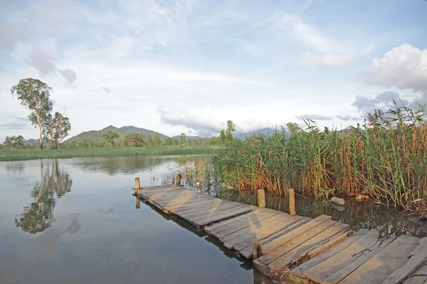 A tó móló — Stock Fotó