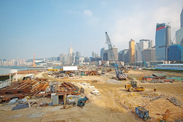 Construction Site in Hong Kong — Stock Photo, Image