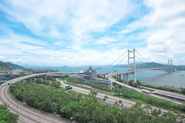 Hong kong highway at day — Stock Photo, Image