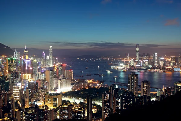Puesta de sol en Hong Kong —  Fotos de Stock