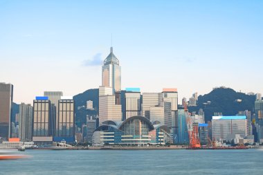 Çin, hong kong waterfront binalar