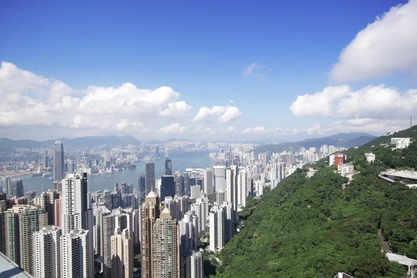 Ουρανοξύστες Χονγκ Κονγκ — Φωτογραφία Αρχείου