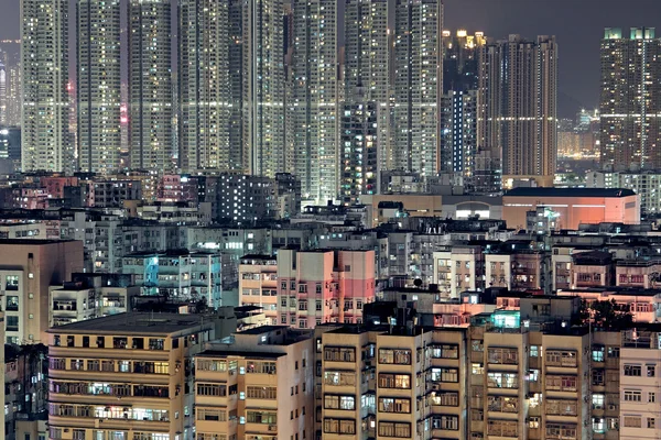 Innenstadt-Nacht — Stockfoto