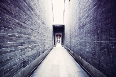 geleneksel Çin mimarisi, uzun koridor